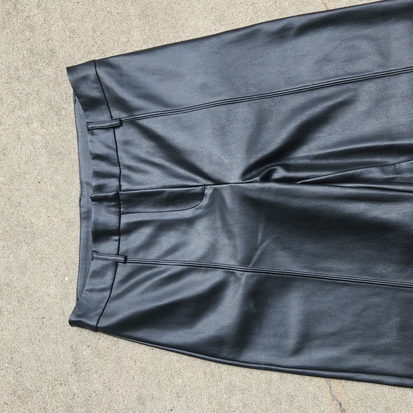 7 for all mankind pleather pants - Picture 5 of 11